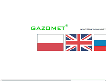 Tablet Screenshot of gazomet.pl